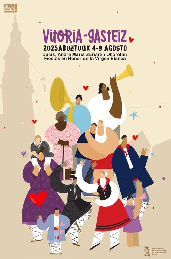 cartel de fiestas Vitoria-Gasteiz